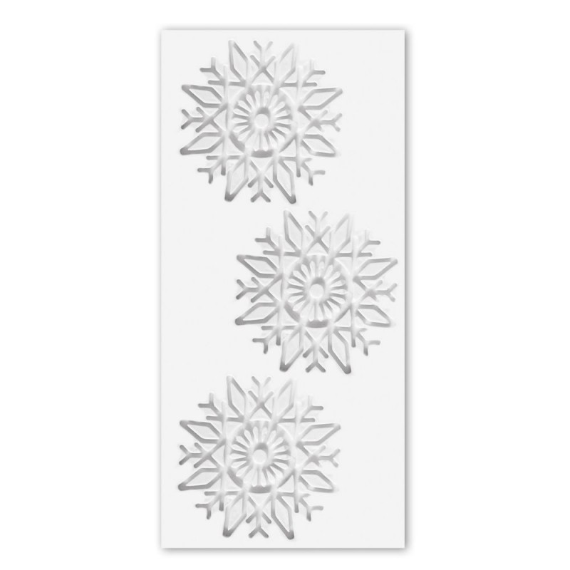 Tapis en Silicone Tuile Flocons de Neige Noël - Scrapcooking