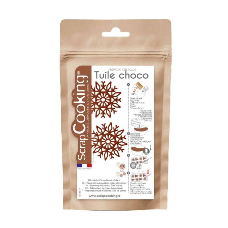 Préparation pour Tuile au Chocolat 120 g - Scrapcooking