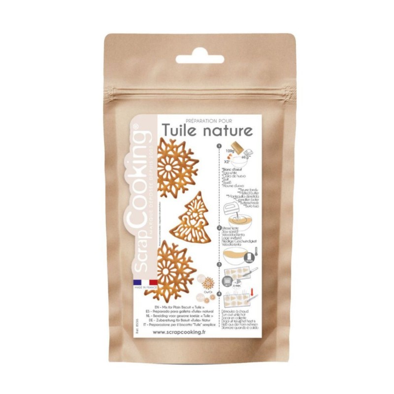 Préparation pour Tuile Nature 120 g - Scrapcooking
