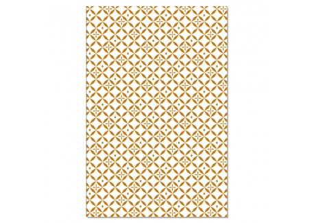 Chocoladetransferblad met Goudkleurig Motief Kerststronk 28,5x19 cm 2 Stuks - Scrapcooking