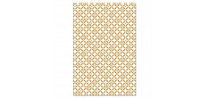 Feuille de Transfert Déco en Chocolat Motif Doré Bûche Noël 28,5x19 cm 2 Pcs 
