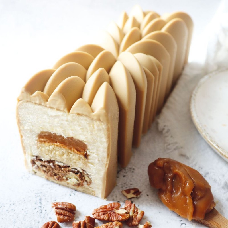 Instant Cakevormenkit met Insertvorm en Silicium Biscuitmat + Recepten - Scrapcooking