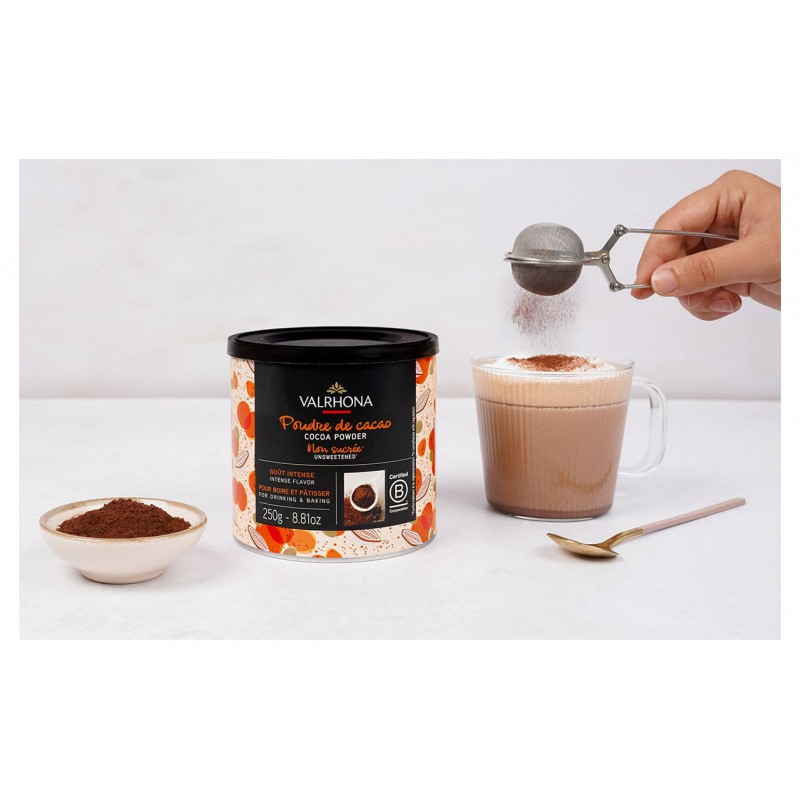 Poudre de Cacao non sucrée 93% 250 g - Valrhona