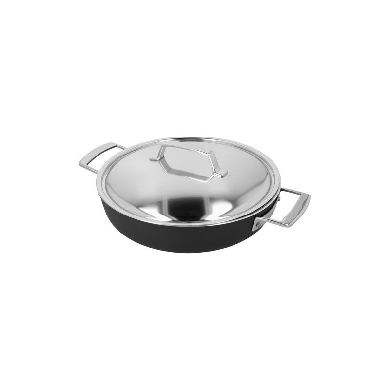 Alu Pro 5 Ceraforce Sauteuse Antiadhésive Céramique 28 cm + Couvercle - Demeyere