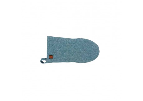 Stoff Gant à Four Coton Chambray Chiné Bleu  - Cosy Trendy