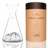 Topographic 1L Borosilicaatglas Waterkaraf - Mont Blanc