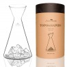Topographic 1L Borosilicaatglas Waterkaraf - Mont Everest