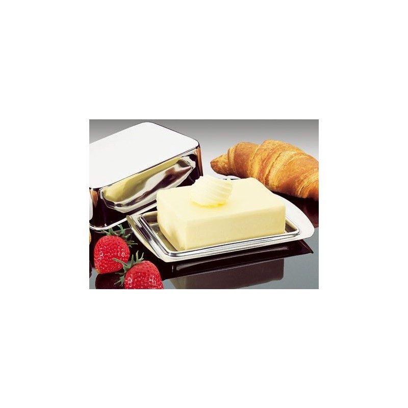 RVS Botervloot 10x16 cm (250 g Boter) - Kuchenprofi