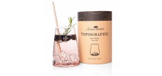 Topographic Borosilicaat Longdrinkglas Berg 45 cl - Mont Blanc