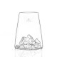 Topographic Verre Longdrink Borosilicate Montagne 45 cl - Mont Everest  - Alaskan Maker