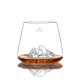 Topographic Set 2 Verres à Digestifs Borosilicate 35 cl Mont Blanc/Everest  - Alaskan Maker