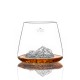 Topographic Set 2 Verres à Digestifs Borosilicate 35 cl Mont Blanc/Everest  - Alaskan Maker