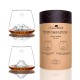 Topographic Tre Cime/Monte Rosa Set 2 Verres à Digestifs Borosilicate 35 cl  - Alaskan Maker