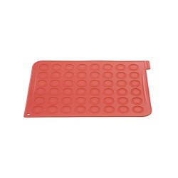 Mac01 Tapis de cuisson Silicone pour Macarons 48 pces 40x30 cm  - Silikomart