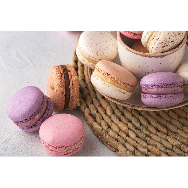 Mac01 Tapis de cuisson Silicone pour Macarons 48 pces 40x30 cm - Silikomart