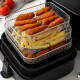 Accessoires Airfryer Grilles de Cuisson Empilables 3 niveaux inox 20X20cm - Patisse