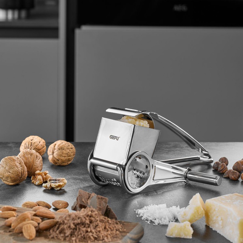 Queso Le Moulin Râpe à Fromage Tambour en Inox - Gefu