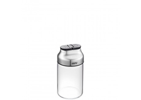Kippo Kruidenpot Glas/RVS van 120 ml 10 cm - Gefu