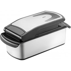 Treppo 2.0 Coupe Légumes et Fruits 3 Grilles avec Réservoir Inox  - Gefu