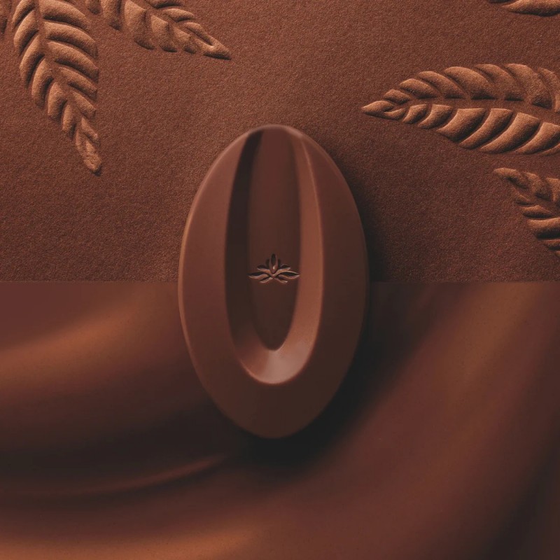 Chocolat au Lait Vegan sans Lactose Amatika 46% Sachet Fèves 250 g - Valrhona