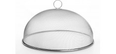 Cloche Alimentaire Anti Insectes Maillage Inox Ø 34 X 14  cm 