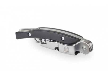 Malbec Tire-bouchon Sommelier à Double Levier Noir 13 cm  - Peugeot