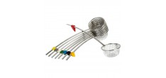 Chinese Fondue Mandjes Inox – Set van 4 dlg