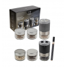 Maestro Bar à Poivres et Bar à Sels Duo Moulins Bois Graphite U'Select 13 Pcs