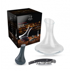 Wine Service Wijnproeverijsset Karaaf + Sommelieraccessoire + Reinigingsballen