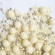 Déco Gâteau Perles Croustillantes en Chocolat Blanc et Doré 50g - Scrapcooking