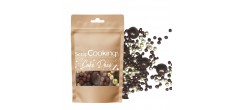 Déco Gâteau Perles Croustillantes en Chocolat Noir et Doré 50g 