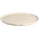 Madeleine Plat de Service Rond Céramique 31 cm Argile Blanc Cassé - Emile Henry