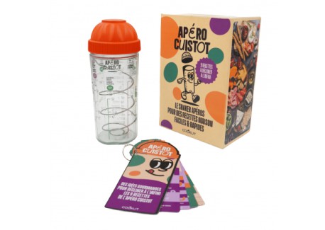 Apéro Cuistot Set Glazen Shaker met Recepten - Cookut