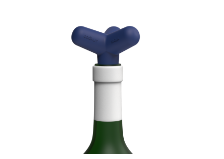 Spark Bouchon Universel pour Bouteille Silicone Recyclé Bleu Myrtille  - Cookut