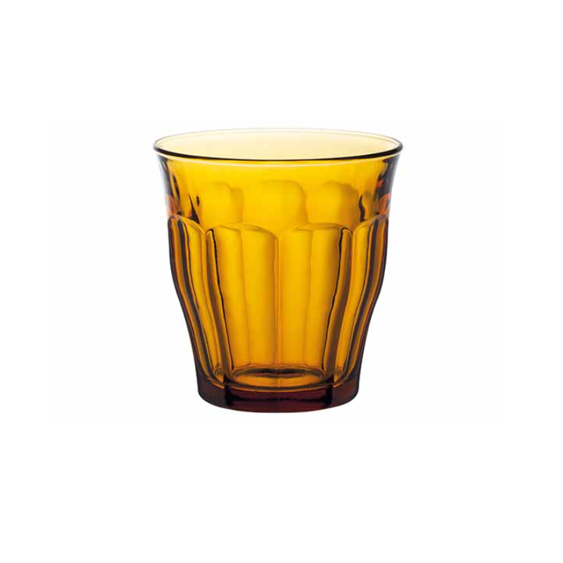 Picardie Gobelet à Eau en Verre Vermeil 25 cl (4 pcs) - Duralex