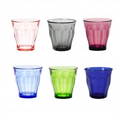 Picardie Gobelet à Eau 25 cl Couleurs Variées (6 pcs) - Duralex