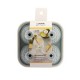 Moule à Glaçons en Silicone avec Couvercle 4 Boules Effet Martelé 5,5 cm - Point Virgule
