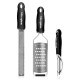 Gourmet Set Premium Zesteur + Râpe + Eplucheur I Inox Noir 3 Pcs  - Microplane