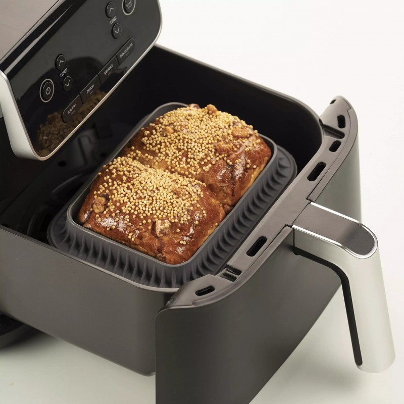 Silfry Bread Moule à Pain Perforé en Silcone pour Airfryer 15x10x7,5 cm - Silikomart