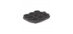 Silfry Egg Moule en Silcone 9 Cavités Mini Muffins pour Airfryer 21x21 cm 