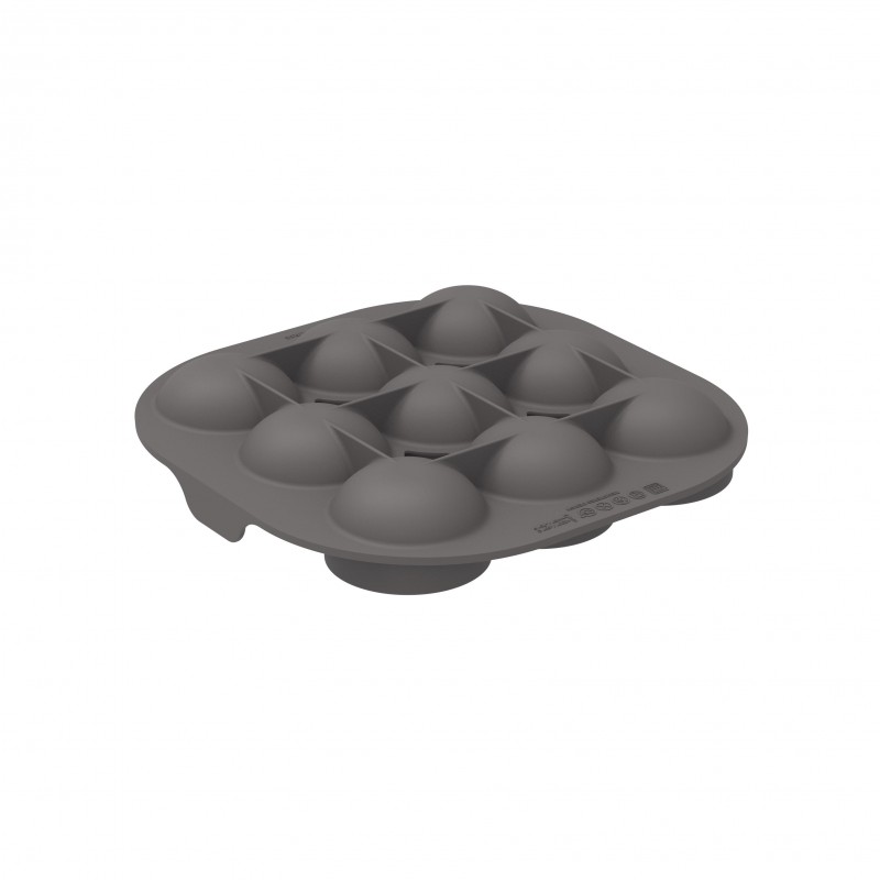Silfry Egg Moule en Silcone 9 Cavités Mini Muffins pour Airfryer 21x21 cm - Silikomart