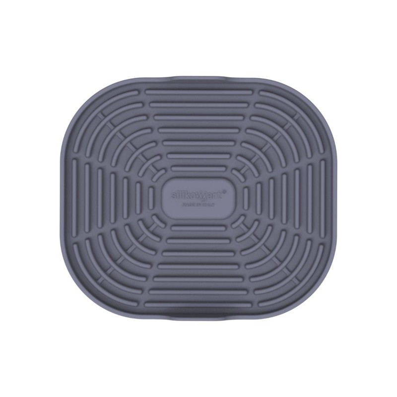 Silfry Mat Tapis Cuisson en Silicone avec Poignées pour Airfryer 19,5x17 cm - Silikomart