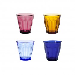 Picardie Waterglas 25 cl Diverse Kleuren (4 stuks) - Duralex