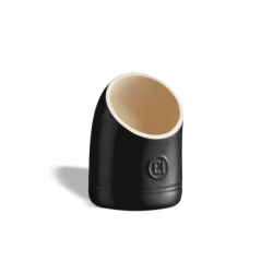 Main à Sel et Sel de Guérande Céramique 15,5 x 11 cm Noir Mat Truffe  - Emile Henry