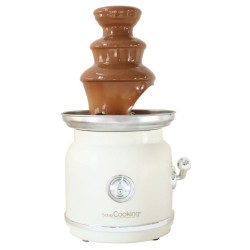 Chocolate Factory Fontaine à Chocolat Electrique 3 Etages Blanc Crème  - Scrapcooking