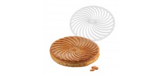 Siliconen Sjabloon voor Galette des Rois en Tart 27 cm 01
