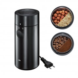 Excelsa Moulin à Café Epices Fruits Secs et Sucre Electrique Noir 19 cm  - Cilio