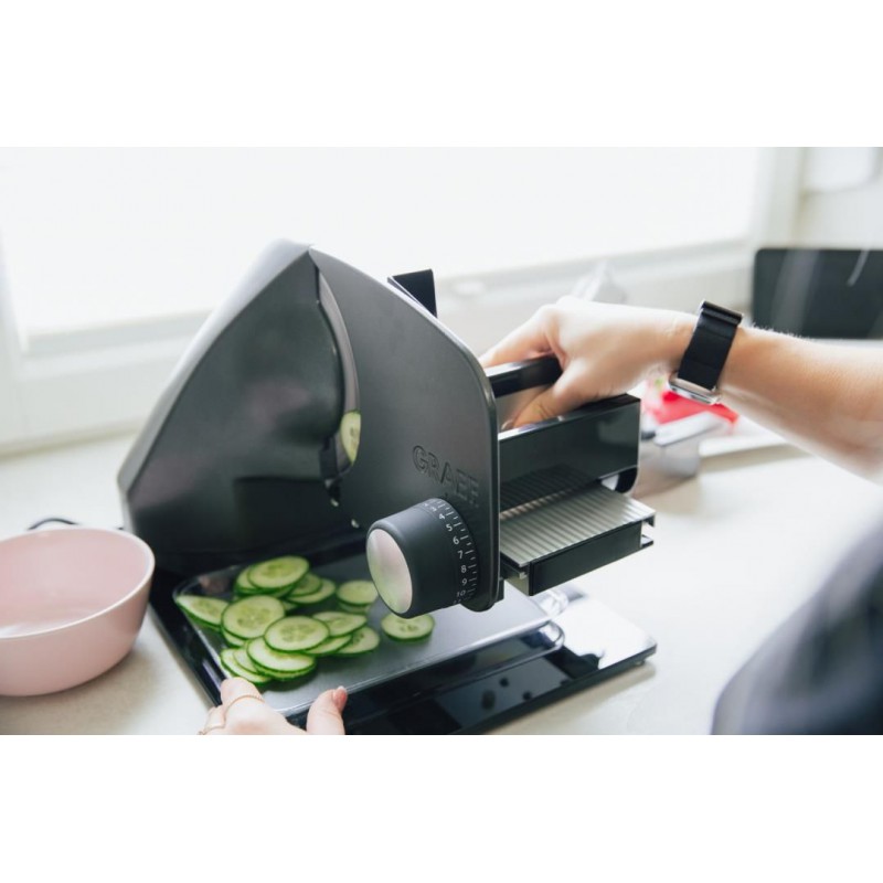 Master M95 Hangende en Kantelbare Elektrische Snijmachine met RVS Mes - Graef