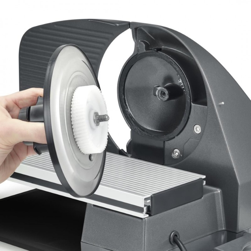 Master M95 Hangende en Kantelbare Elektrische Snijmachine met RVS Mes - Graef