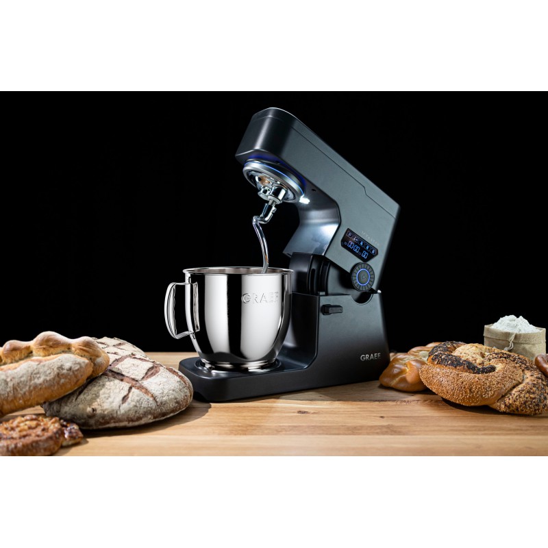 KM7016 MYestro Robot Patissier Sur Socle 7L Gris Anthracite  - Graef